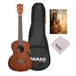Kala Makala MK-TE Tenor Electro-Acoustic Ukulele with EQ with Gig-Bag, Polishing Cloth & E-Book - Mahogany