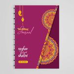 ANGIRA CREATION Nyouta Wedding Planner (Personalize) | Engagement Gift | Hard Bound Spiral Diary with 200 Pages | Wedding Planner Organiser | Useful Checklists for your Dream Day (113) (Popular Edition)