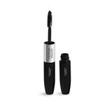 Colorbar Duo Mascara, Carbon Black, 4ml | Lengthening | Volumizing | Smudge-proof and waterproof