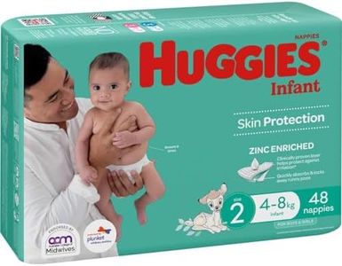 Huggies Ultra Dry Infant Nappies for 4-8 Kg Babies (Pack of 48)