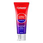 Colgate Visible White Purple Toothpaste for Teeth Whitening, Teeth Whitening Colgate Toothpaste with Fluoride, Tooth Paste Helps Remove Surface Stains, Whitens Yellow Teeth, Enamel-Safe for Daily Use Paste Toothpaste (100g + 20g)