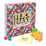 Block Party: Colourful Block Building Family Board Game for Kids Aged 8+, Adults, Teens | Fun Christmas Board Game