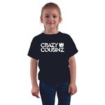 Gazelle Active Feel Good Crazy Cousins Family Matching Cotton Multi Colored Black Color T-Shirt for Girls