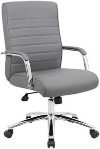 Boss Office Products Modern Executive Conference Chair, Grey