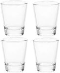 1.5 oz Shot Glasses Sets with Heavy Base, Clear Shot Glass (4)