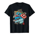 Marvel Captain America Legendary Dad Father's Day T-Shirt