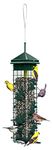 Brome 2004 Squirrel Solution200 5.5"x5.5"x30" Wild Bird Feeder with 6 Feeding Ports, 2qt/3.4lb Seed Capacity, Free Seed Funnel