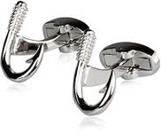 Fish Hook Cufflinks Fishing Fisherman with Presentation Box