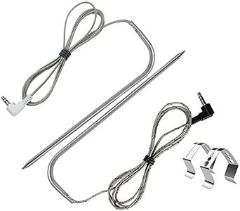 Replacement Meat Temperature Probe,Compatible with Traeger Wood Pellet Grill,Waterproof Meat Probe 2pc…