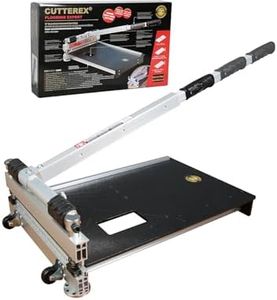 CUTTEREX 13" Professional Laminate Heavy Duty Flooring Cutter, Leather, Rubber, Soft Plastic Cutter