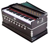 Laying Style™Best Harmonium 9 Stopper, Chudidaar Bellow, 42 Key, Two Reed(Bass-Male),3 1/2 Octave,Kapler, Harmonium With Cover By Bajaj Collection-Cl-1