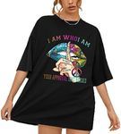 WearAll Women Ladies Oversized I Am