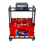 D&V Engineering - Creative in innovaiton Metal 2 Tier UPS Stand for Battery and Inverter for Home | Battery Stand for Inverter with Rolling Caster Wheels