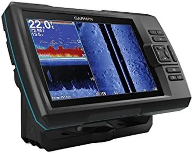 Garmin Striker 7SV with Transducer, 7" GPS Fishfinder with Chirp Traditional, ClearVu and SideVu Scanning Sonar Transducer and Built in Quickdraw Contours Mapping Software, 7 inches (010-01874-00)