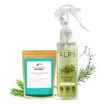 Alps Goodness Rosemary Hair Renewal Duo with Rosemary Water Spray (200ml) and Rosemary & Curry Leaf Powder (50g) | Hair Growth Expert | Pack for Fast Hair Growth | Stronger Longer Hair