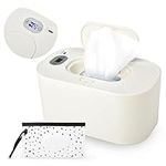 Baby Wipes Warmer Dispenser 3 Modes of Temperature Heating Control Wipes Warmerr Large Capacity Overall Heating Super Silence USB Wipes Warmer for Newborn Baby