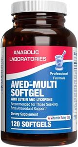 30-in-1 Adult Multivitamin with Iron - Antioxidant Rich Over 50 Multivitamin for Women and Men with Vitamins A C D E B Complex Zinc Magnesium Myo Inositol Lutein Lycopene & More - 2 Month Supply
