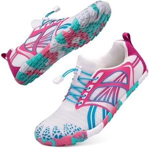 ATHMILE Barefoot Shoes Women Water Shoes Wide Toe Non-Slip Aqua Beach Quick-Dry for Swim Kayak Lake Pool River Hiking Surfing Boating Fishing Diving Cruise Ship Essentials