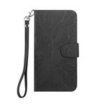 Annuo Leather Case for iphone 6s/6(4.7") Phone Case Leather Slim Fitted Flip Shockproof Wallet Case Cover for iphone 6s/6(4.7") Magnetic case with Card Holder Stand Function Strap Black