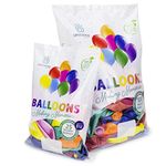 Green Paw Products - UK Party Balloons - Eco Friendly & Biodegradable - 100% Natural Latex - Colourful Rainbow Party Balloons for Birthdays, Weddings and Anniversaries