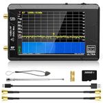 PFCTART Upgraded 4.0 Inch TinySA Ultra Spectrum Analyzer, 100kHz-5.3GHz Handheld Frequency Analyzer with 32GB SD Card, 2 in1 Signal Generator 100kHz to 800MHz MF/HF/VHF UHF Input