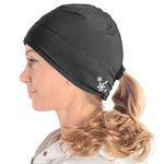 Running Beanie For Women With Ponytail