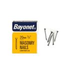 Bayonet Masonry Nails - Zinc Plated (Box Pack) 20mm