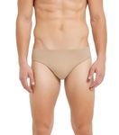 SPOFOR Dance Belt Men full seat bulge hiding Brief for Ballet and Cosplay, Male Dancewear, Nude, Large