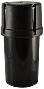 MedTainer Storage Container w/Built-In Grinder - Black