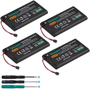 Uwayor Joy Con Battery Replacement, 4 Pack HAC-006 Battery for Nintendo Switch HAC-015 HAC-016 Left & Right Joy-Con Controller, Joycon Replacement Batteries with Tools