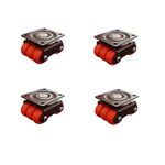 Shri Ganesh Baby Six Wheel Moving Castor Wheels, 20 mm Wheel Caster for Furniture Table Trolley (175 kg Load Capacity) Pack of 4