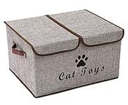Morezi Cat Toy Storage Box with Lid
