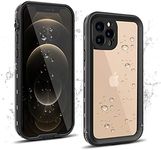 T Tersely Waterproof Case Cover for iPhone 12 Pro Max 6.7 inch,IP68 Waterproof Dustproof Shockproof Case with Built-in Screen Protector 360 Full Protection for iPhone 12 Pro Max (6.7 inch-Black)