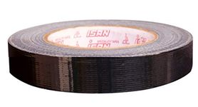 ISAN® Black Duct Waterproof/Book Binding Tape 18mm (3/4 inch) Width 50m Length (2 Pc)