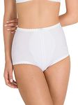 Playtex Womens I Can't Believe It's Girdle Brief Shapewear, White, 16 UK