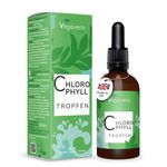 Vegavero Chlorophyll Liquid | 60 ml | 300 mg Sodium Copper Chlorophyllin | NO Additives, Lab-Tested | Made in UK | Vegan