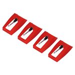 Turntable Stylus,4Pcs Phonograph Stylus Electric Record Player Turntable Needle Accessory Replacement