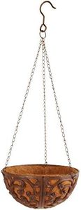 Esschert Design Cast Iron Hanging Basket, 10-Inch