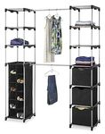 Whitmor Deluxe Double Rod Adjustable Closet Organization System