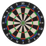 Mission Darts | Samurai 4 | Professional Bristle Dartboard | Knife Wire | White Spider Edition