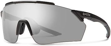 Smith Ruckus Sunglasses – Shield Lens Performance Sports Sunglasses for Running, Biking, MTB & More – for Men & Women – Matte Black + Platinum ChromaPop Mirror Lens