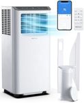 Pro Breeze 4 in 1 Portable Air Conditioner for Room 10000 BTU 450SqFt Air Conditioning Unit, Smart Air Conditioner with Fan, Dehumidifier, Night, Timer, Window Venting Kit, Wifi Portable AC Unit