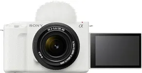 Sony Alpha ZV-E1 Full-Frame Interchangeable Lens Mirrorless Vlog Camera with 28-60mm Lens - White Body