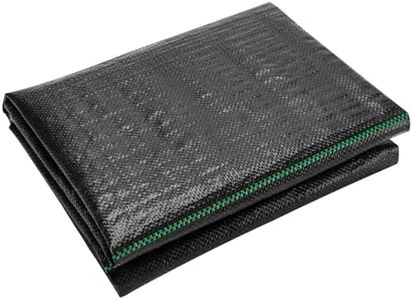 GRASSCLUB 5 x 30 Feet Weed Barrier Fabric Garden Landscape Weed Blocker Woven Fabric Heavy Duty Ground Cover Mat