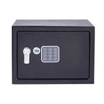 Yale Medium Value Safe, Digital Keypad, LED Light Indicators, 15mm Steel Locking Bolts, Emergency Override Key, Wall And Floor Fixings, Black Finish, YSV/250/DB1