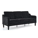 VINGLI Black Couches for Living Roo