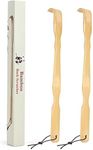 YIMICOO 2 Pack Wooden Bamboo Back S