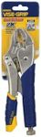 Irwin Industrial Tools 05T 10-Inch and 250-mm Curved Jaw Locking Plier with Wire Cutter