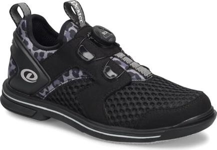 Dexter Womens Modern Bowling Shoes, Black/Leopard, 7 US