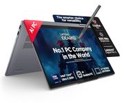 Lenovo IdeaPad 5 2-in-1 Intel Core Ultra 5 225H (16GB RAM/1TB SSD/14 (35.5cm)/WUXGA IPS/AI PC/Windows 11/Office Home 2024/Lenovo Digital Pen 2/1Yr ADP/Grey/1.6Kg), 83KR000HIN Convertible Laptop
